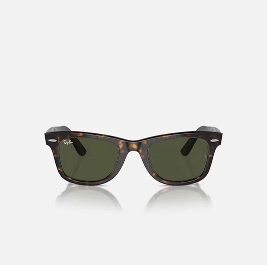 Ray-Ban RB2140 Wayfarer Tortoise Frame green polarized Lenses