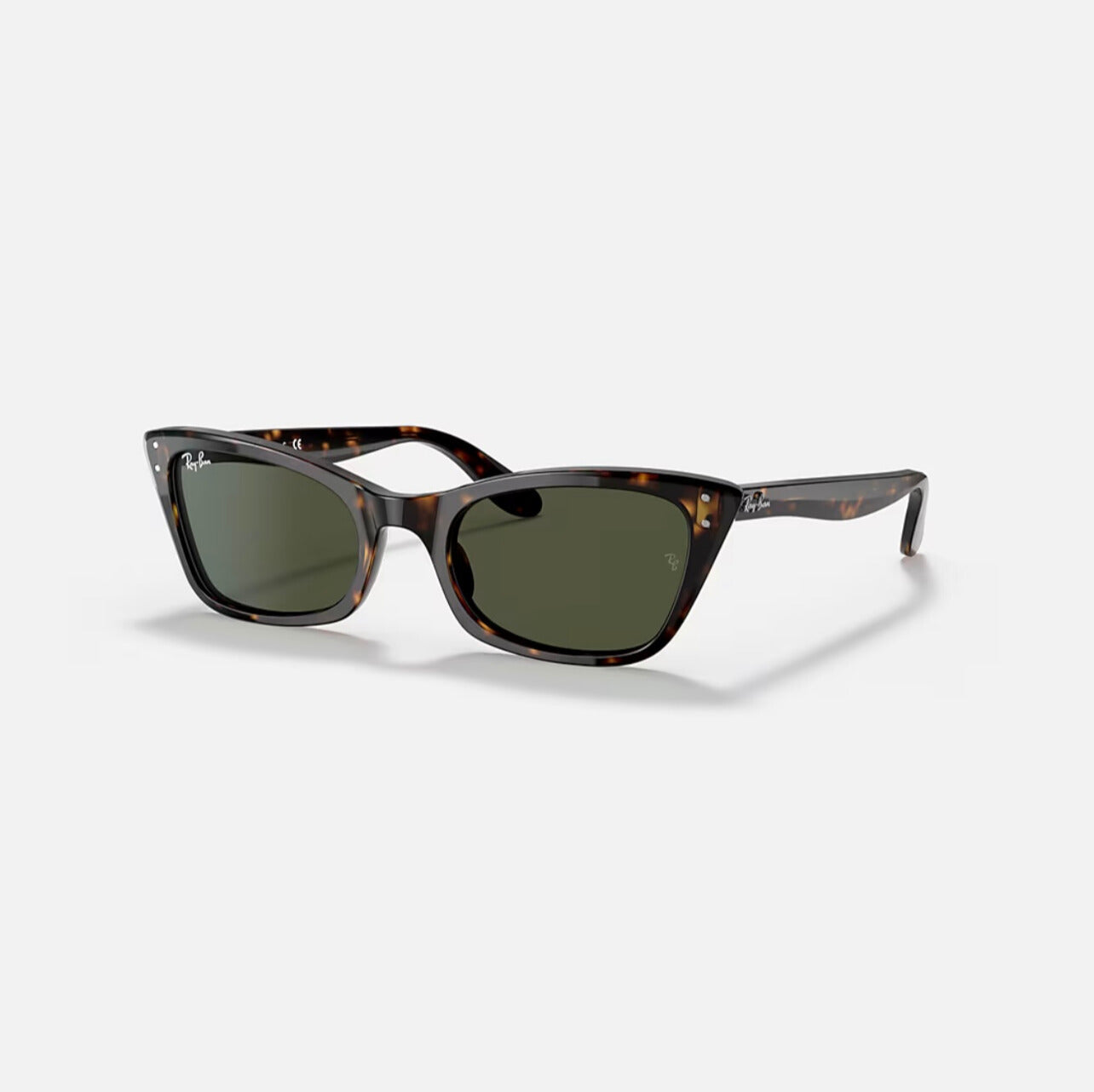 Ray-Ban LADY BURBANK Polished Havana frame green lens RB2299 902/31 52-20