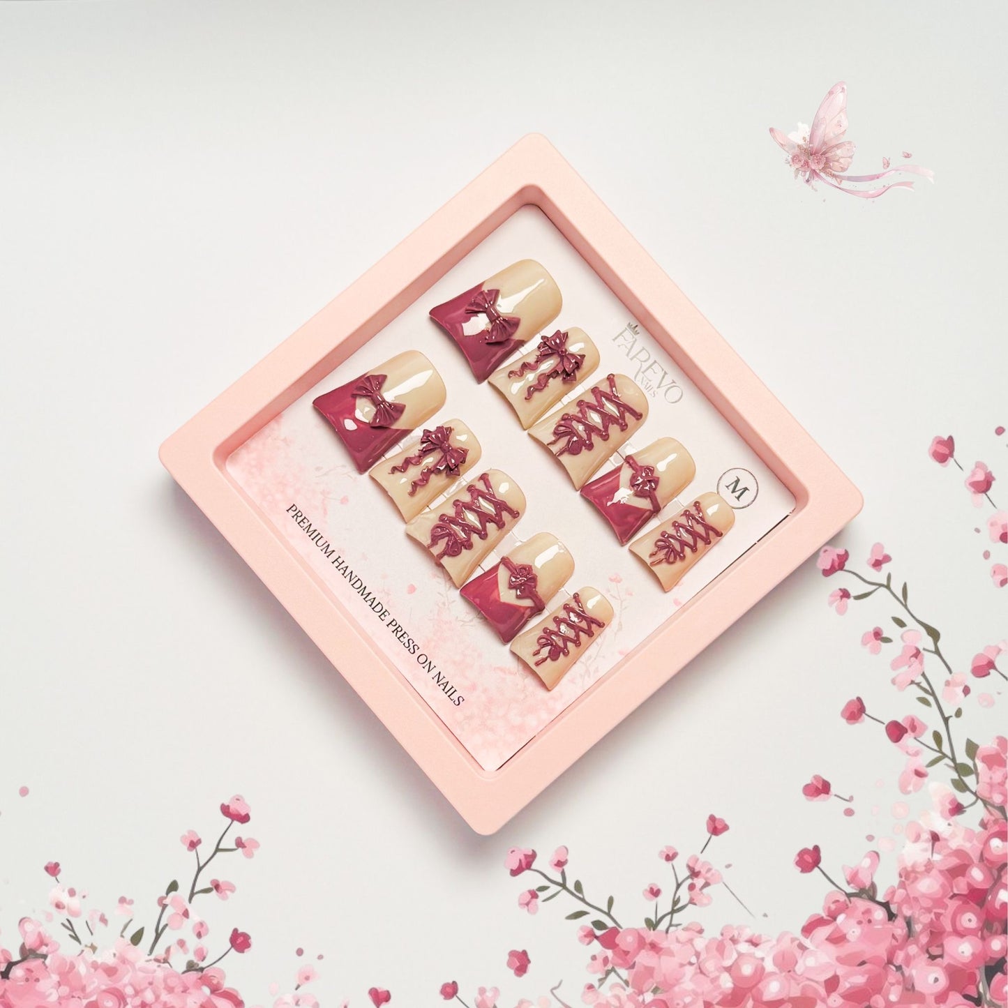 Farevo Premium Handmade press on nails