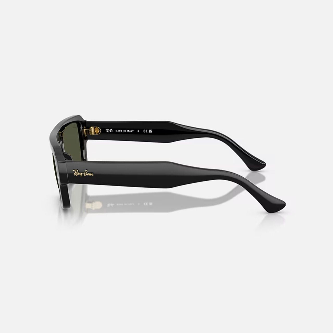 Ray-Ban Lukas Bio Based Black Frame Green Lens